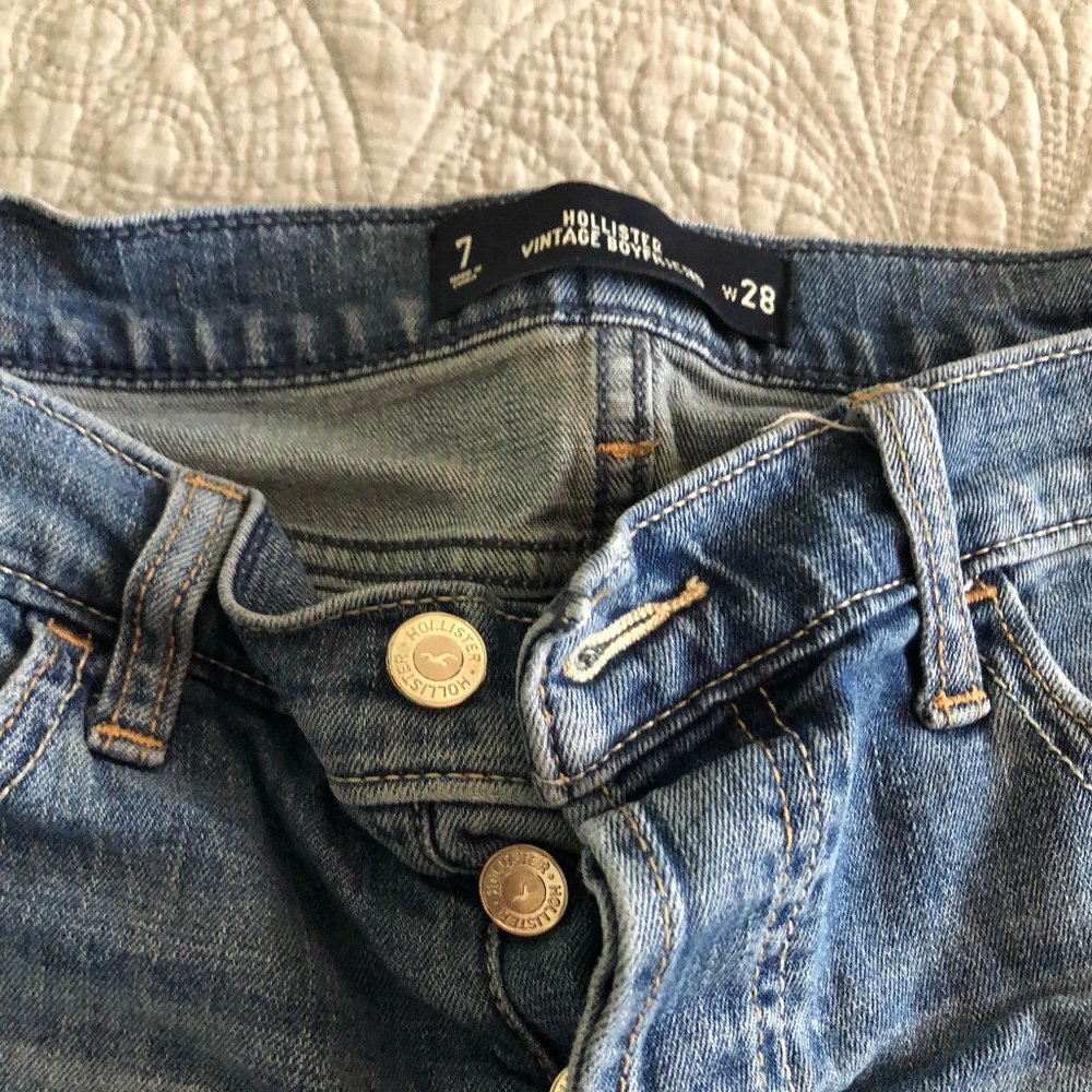 Hollister Distressed Mom Jeans